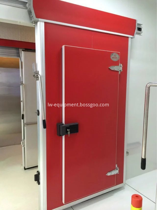 freezer storage room door