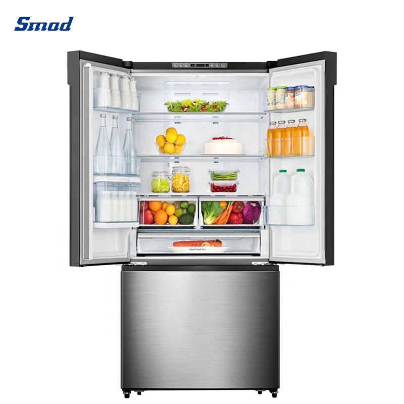 Smad 528L Ice Maker Water Dispenser Home French Door Refrigerators Fridge