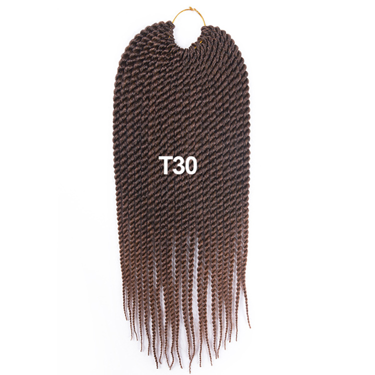 16in 22 strands Explosion spot two strands  japanese  ombre kanekalon twist afro  synthetic  fiber braid  hair