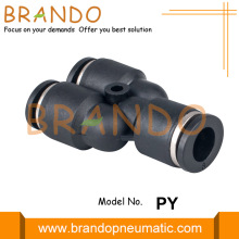 PY Union Y Push In Pneumatic Hose Fittings