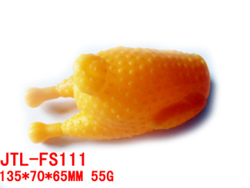 Novelty Plastic Rubber Chicken Pet Toys