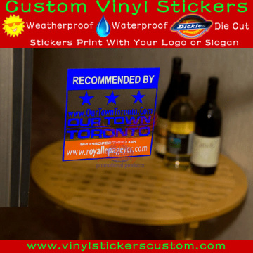 custom static cling decals