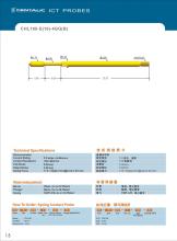 Wire Harness Probe Pogo Pin CHL165-E(10) Series for Electronic Test