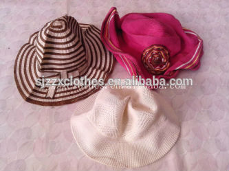 good quality Fashion used hats and caps grade good used hats