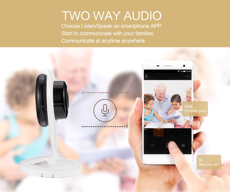 Two Way Audio IP Camera