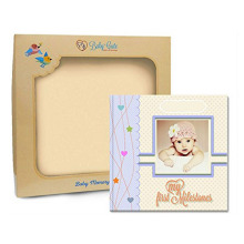 Modern Design Baby`s Milestones Keepsake Book