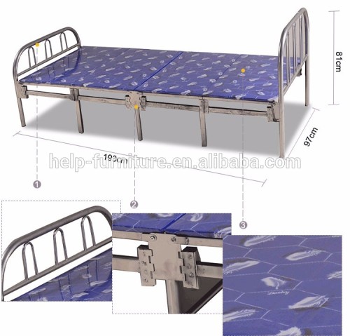 Foldable beds for boarding school dormitory