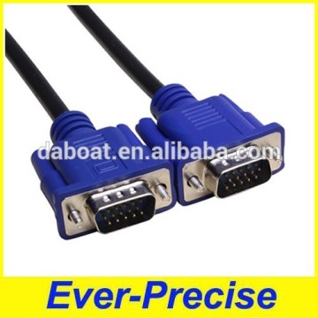 Black VGA Cable 15Pin Male to Male Displayer DVI VGA Cable