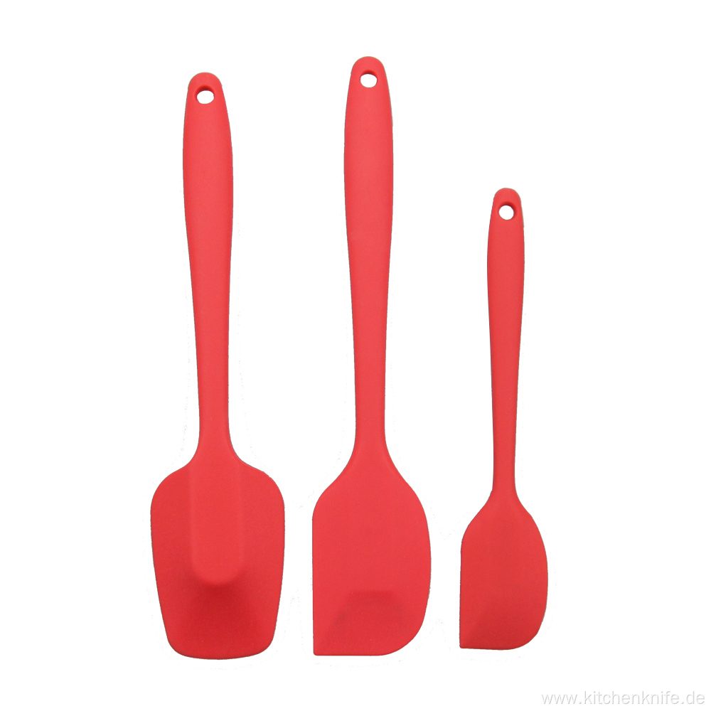 Food Grade 3Pcs Rubber Baking Spatulas