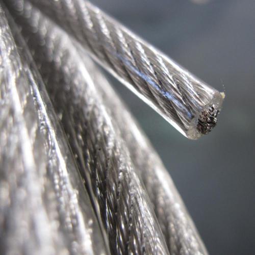 7X7Clear PVC coated stainless steel wire rope304