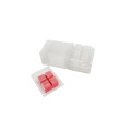 Clear Plastic 4 Cavity Wax Melt ClamShells Mold