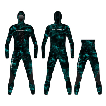 सीस्किन दो टुकड़े उच्च कमर पैंट स्पीयरफिशिंग wetsuits