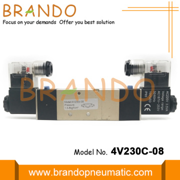 5/3 Way 4V230C-08 1/4 &#39;&#39; Valve de type AirTAC