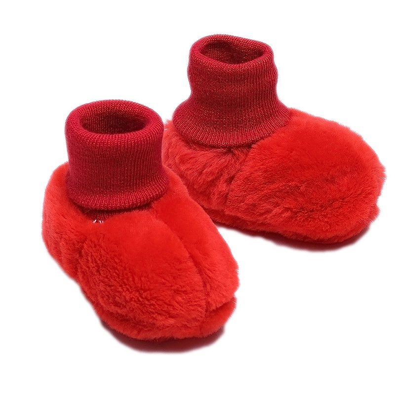 Whoesale Price Sheepskin Fur Baby Shoe