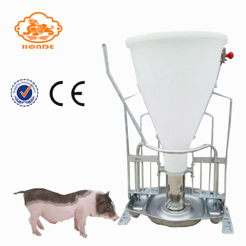 Cuve d&#39;alimentation sèche humide galvanisée chaude de porc