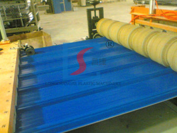 Plastic Machinery Plastic Sheet Extrusion Line , Pvc Corrugated Sheet
