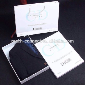 suit packaging bag,top quality packaging box and bag for men suit