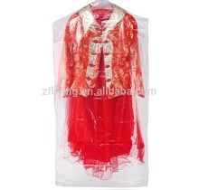 Wedding dress plastic garment bag, long garment cover bag