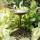 Polyresin Antik Outdoor Golden Garden Bird Bath