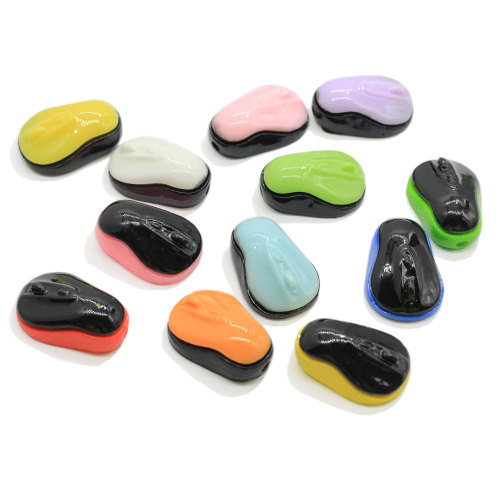 100PCS Miniature Computer Mouse Dolls Flat back Avocado Kawaii Cabochons Charms Hair Bow Center Kid Girl Gift Crafts