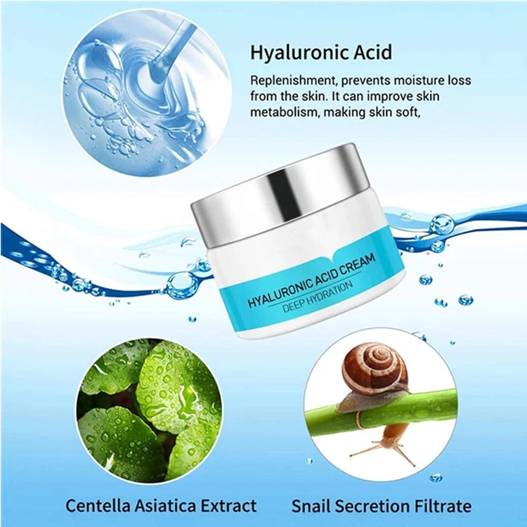 OEM ODM Hyaluronic Acid Face Repair Whitening Cream Day Cream