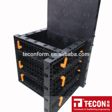 Reusable Plastic Adjustable Column Formwork