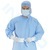Fabric reinforced surgeon gown