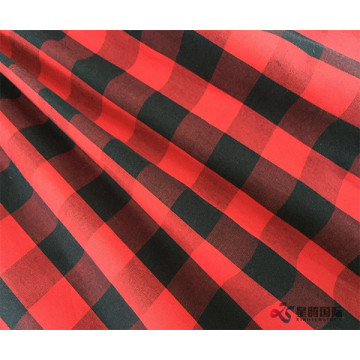 Classic Red And Black Check 100% Cotton Fabric