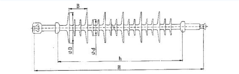 polymer insulator drawing