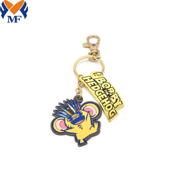 Metal Custom Cartoon Your Design Keychain