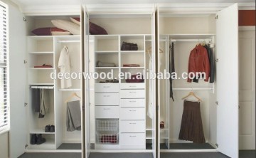 Factory price wooden hardwood white interior closet cabinets