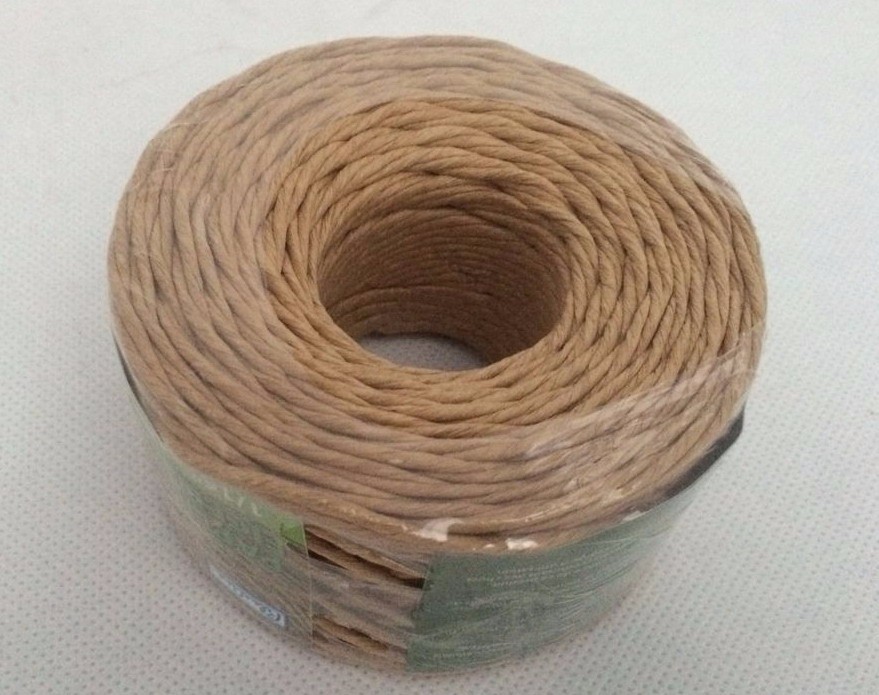 brown twisted paper rope 2mm 150feet length paper twine used for gift packing