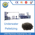 Water cutting extrusion granulation line