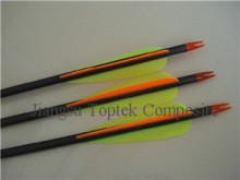 hunting carbon fiber arrow, 6.2mm carbon arrow, customized carbon fiber arrow