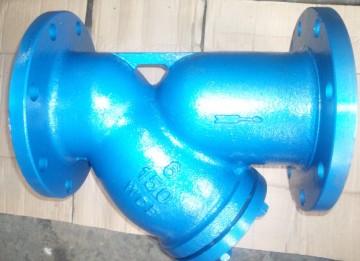 API flanged Y strainer