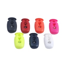 KS30061 Multi-color Cord Locks, End Spring Toggle, Plastic Stopper