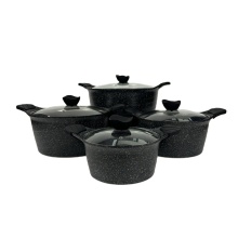 16PCS Die Casting Aluminium Korean Cooking Pot Casserole Set