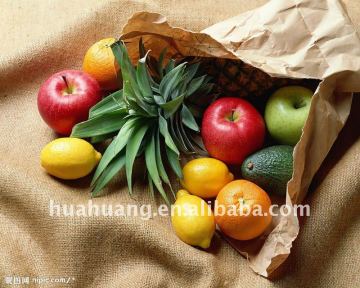 fruits paper bag