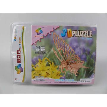 Beautiful intellectual toy butterfly 3D puzzle