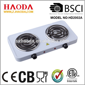 2000W Electric Solid and Double Burner stirring Hot Plate
