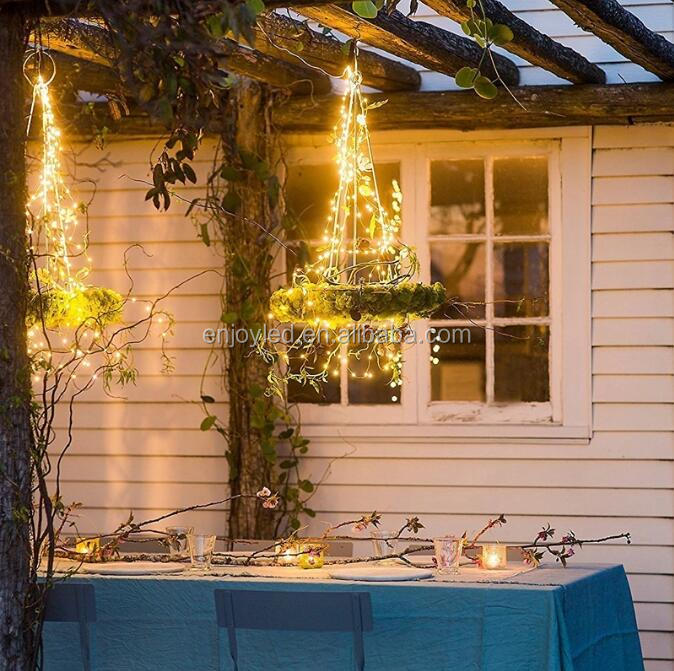 Led holiday Wedding Decoration Led String Lamps Connectable Copper wire Christmas Lights