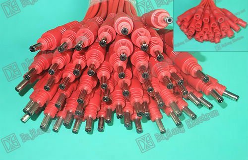 For LED light Red plastic waterproof connector cable, led light waterproof cable connector