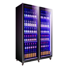 RUITAI Beverage Fridge Glass Door Vertical Display Refrigerators