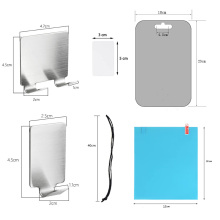Fogless Shower Mirror with Razor Holder for Shaving