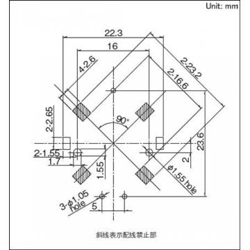 Codificador de eje hueco con 9 pulsos