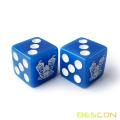 Colored dice Engraving Board Game Educational Toys Acrylic Dice Custom Polyhedron Dice