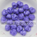 Hanging Hole Small Rose Acrylic Solid Beads For Decoration