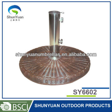 outdoor umbrella rattan material umbrella base