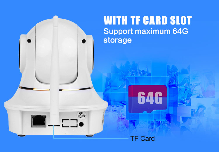 64G TF Card IP Camera