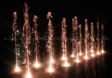 Interactive Dance Floor Fountain